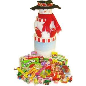   Snowman Tower of Nostalgic Candy  Grocery & Gourmet Food