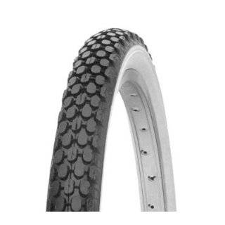  Shin C693 Knobby Bicycle Tire (Wire Bead, 26 x 2.125, White Wall