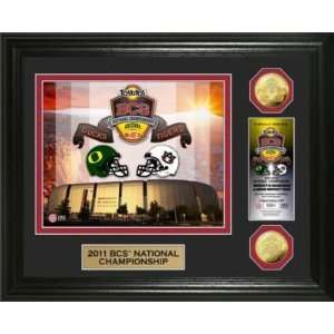  2011 BCS Championship Game Commemorative 24KT Gold Coin 