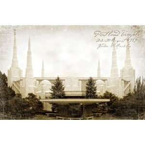  Portland Temple Plaque