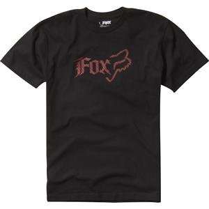  Fox Racing Side Head T Shirt   Large/Black: Automotive