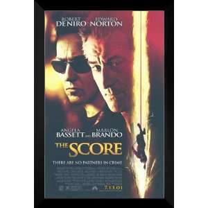    The Score FRAMED 27x40 Movie Poster Robert De Niro