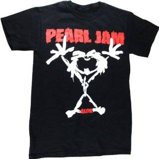 Pearl Jam Stick Man Mens T Shirt