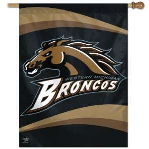  NCAA Western Michigan Broncos 27 by 37 inch Vertical Flag 