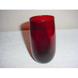    Royal Ruby Glass Tumbler by Anchor Hocking 