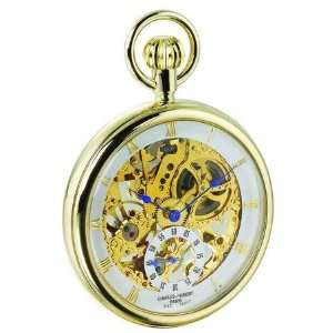  Charles Hubert Premium Pocket Watch 17 Jewel Mechanical 