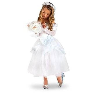  Princess Cinderella Wedding Dress Costume for Girls Size 
