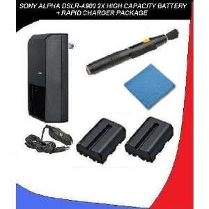  Sony Alpha DSLR A900 Long Life Replacement Batteries (2 