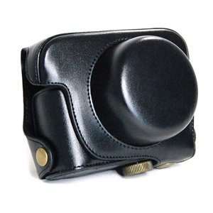  COSMOS ® Black Leather Case Cover Bag For Panasonic GF2 