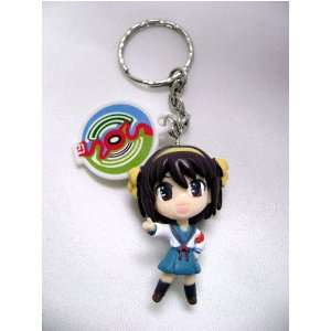    Haruhi Suzumiya SOS Haruhi Keychain (Closeout Price) Toys & Games