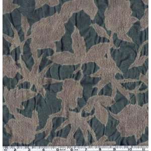   /CottonBurnout Green/Khaki Fabric By The Yard Arts, Crafts & Sewing