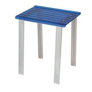  Leo Free Standing Shower Seat Finish: Blue: Home 