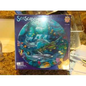  Seascapes Treasure Hunt Round Puzzle: Toys & Games