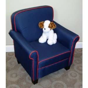  4D Concepts High Back Kids Chair in Navy Blue