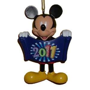  Disney Park 2011 Mickey Mouse Figure Christmas Ornament 