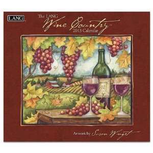    Wine Country 2013 Wall Calendar Susan Winget: Office Products