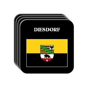  Saxony Anhalt   DIESDORF Set of 4 Mini Mousepad Coasters 