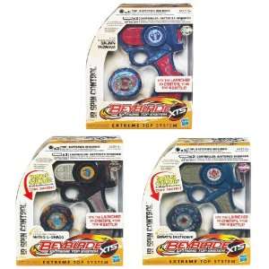   Beyblade Metal Fusion IR Spin Control Top W2 11 Set Of 3 Toys & Games