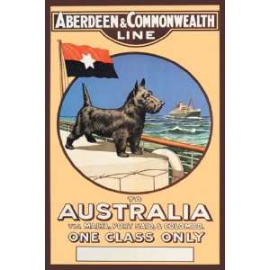  Aberdeen and Commonwealth Cruise Line to Australia 