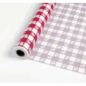   Gingham Banquet Roll Table Cover, 40 Inches x 100 Feet: Home & Kitchen