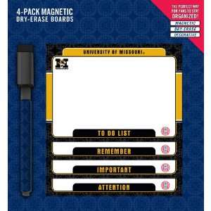  Turner Missouri Tigers Magnetic To Do Notes, 4 Pack 