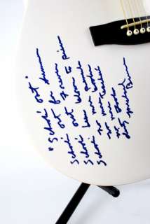   Cooper Autographed Guitar w/ Schools Out Lyrics JSA Thumbnail Image