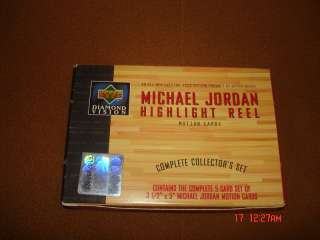 Michael Jordan Highlight Reel 3 1/2x 5 5 Card Motion 053334441476 