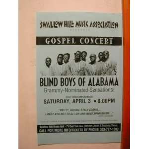  The Blind Boys of Alabama Handbill Poster Denver 