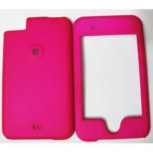  1st Generation Hot Pink Rubberized Snap On Case Cell Phones