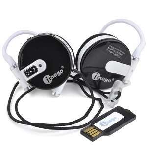   Wireless Over the Ear Stereo Headphones w/Microphone & Bluetooth USB 2