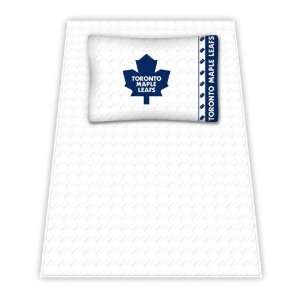   Set   Toronto Maple Leafs NHL /Color White Size Twin: Home & Kitchen