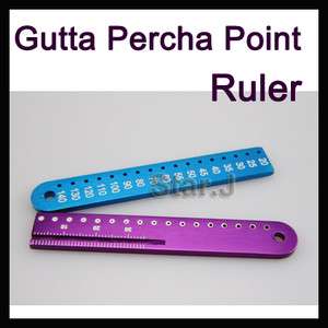 Piece Endodontic Span Measure Scale Gutta Percha Point Ruler NEW 