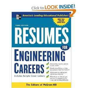  Resumes for Engineering Careers, Third ed. (McGraw Hill 