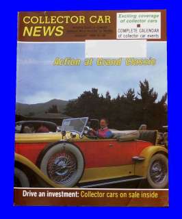 COLLECTOR CAR NEWS AUG 1986,6.5 M BUGATTI,SHELBY MUSTANG,AUGUST HOT 