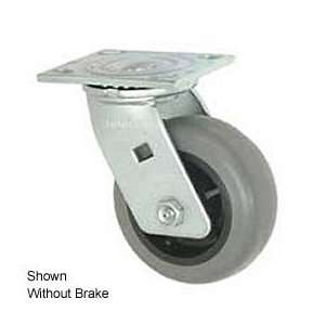  Faultless Swivel Plate Caster 6 Tpr Wheel With Brake 