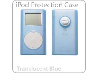 iPod Mini BLUE Silicone Case Skin + Clip NEW!!!  