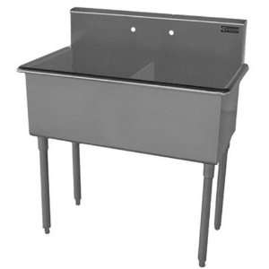  T60 288 Double Bowl Scullery Sink, Stainless Steel