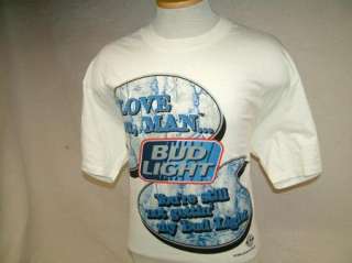 1996 BUDWEISER BUD LIGHT shirt I LOVE YOU MAN L  