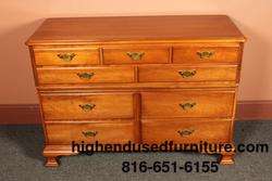 PENNSYLVANIA HOUSE Solid Cherry Candlelight Finish 50 Nine Drawer 