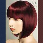 Doris C Cyber Mod Style Bob Lady Hair Carnival Party Wig Red Wine 