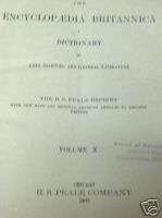 1892 Encyclopedia Britannica Dictionary   Arts Science  