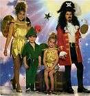 Childs Peter Pan, Captain Hook, Tinkerbell Costume Butterick 6303 Sew 