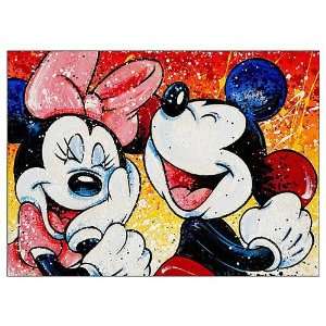   Mickey and Minnie Mouse LOL Velvet Paper Giclee Print: Electronics