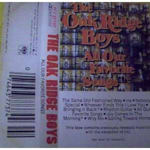  The Oak Ridge Boys All Our Favorite Songs (Cassette Tape 