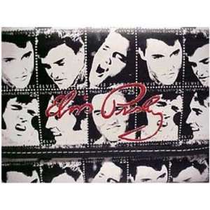  Elvis Presley .25 Stamp Make Up Case / Purse: Everything 