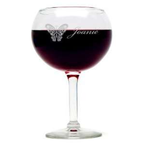  Curly Butterfly Red Wine Glass
