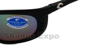 NEW Costa Del Mar Sunglasses CS FA 11 BLACK GMGLP FANTHOM AUTH  