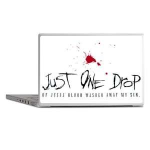 Laptop Notebook 14 Skin Cover Just One Drop Of Jesus Blood Washed 