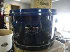 ddrum dominion duo fade maple 12x8 tom, blue to black, no mounts