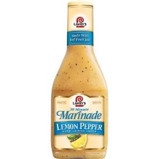 Lawrys 30 Minute Marinade, Lemon Pepper with Lemon Juice, 12 Ounce 